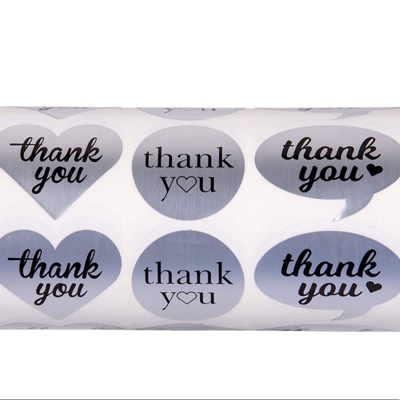 300 Quality “Thank You” labels stickers - Picture 2 of 5